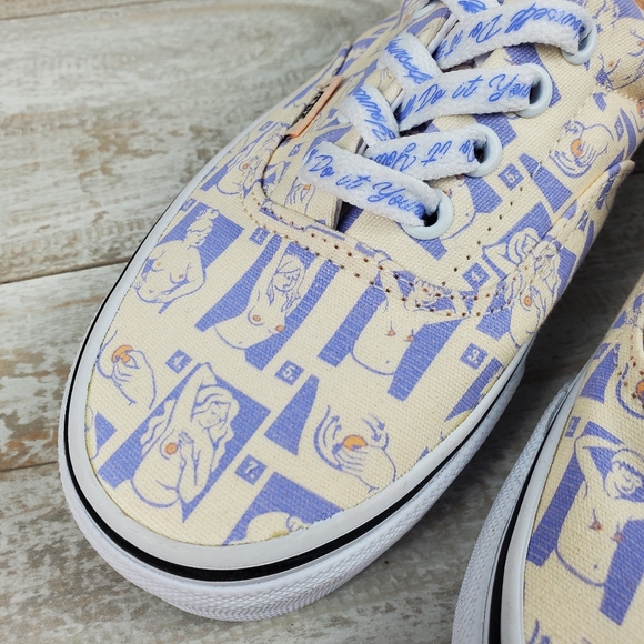 Vans Era Diy Breast Cancer - Picture 2 of 10